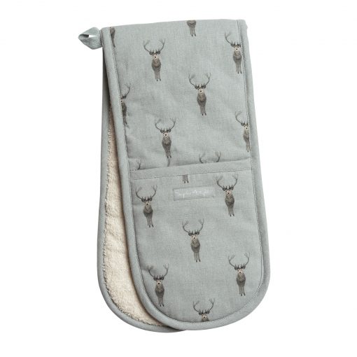 Sophie Allport Double Oven Glove - Highland Stag