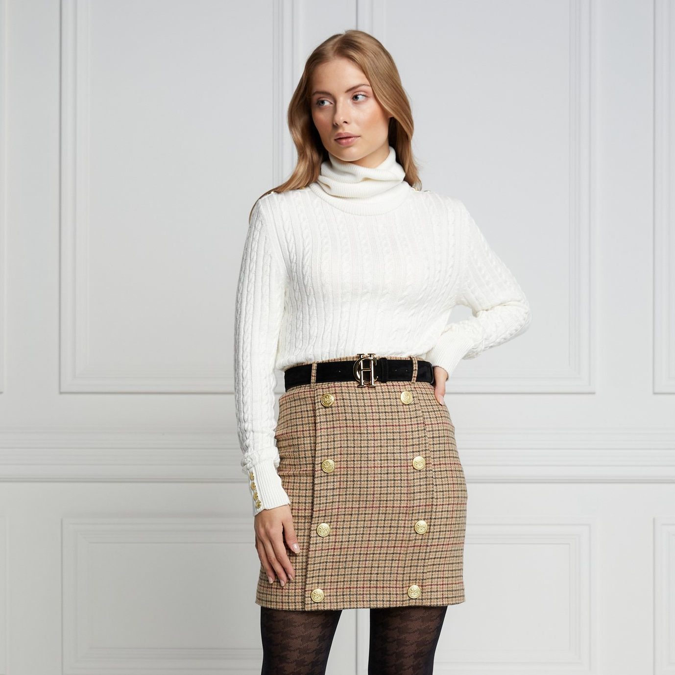 Tweed hotsell skirt braces