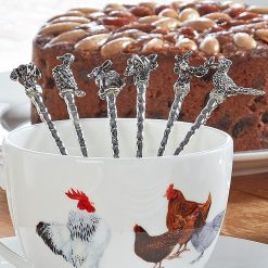 At Home In The Country Set of 6 Teaspoons - Animals