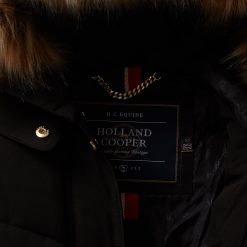 Holland Cooper Longline Coat - Black