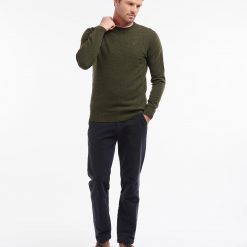 Essential Lambswool Crew Neck - Seaweed