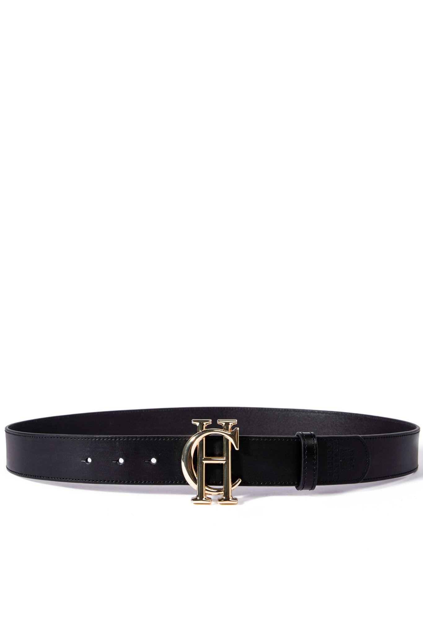 Holland Cooper Classic Belt - Black / Gold - Ruffords Country Store