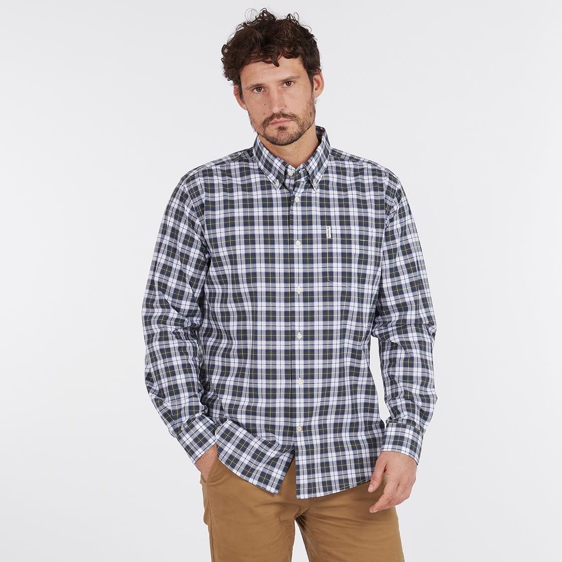 Barbour Highland Check 28 Regular Fit Shirt - Olive - Ruffords Country ...