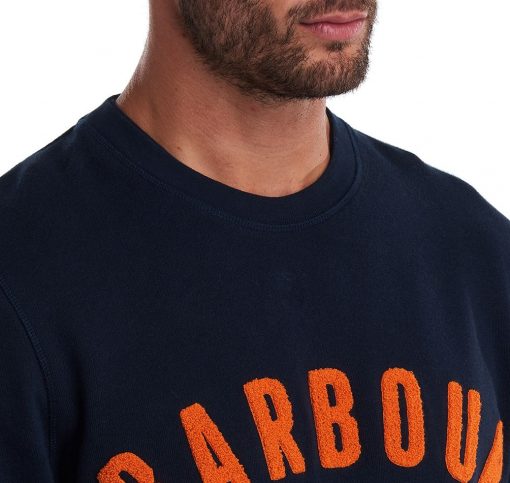 barbour sweatshirt navy