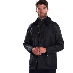 Barbour Ashby Wax Jacket - Black