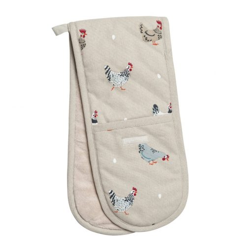 Sophie Allport Double Oven Glove - Lay A Little Egg