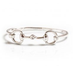 Hiho Exclusive Sterling Silver Double Snaffle Bracelet (20cm)