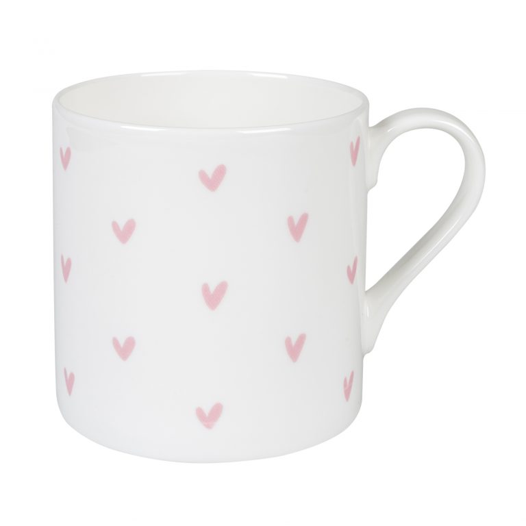 Sophie Allport Mug - Hearts (Pink) - Rufford's Country Lifestyle