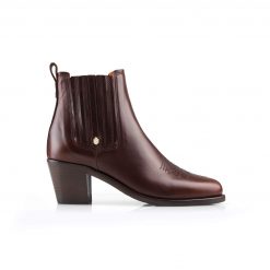 Fairfax & Favor The Rockingham Leather Ankle Boot - Mahogany