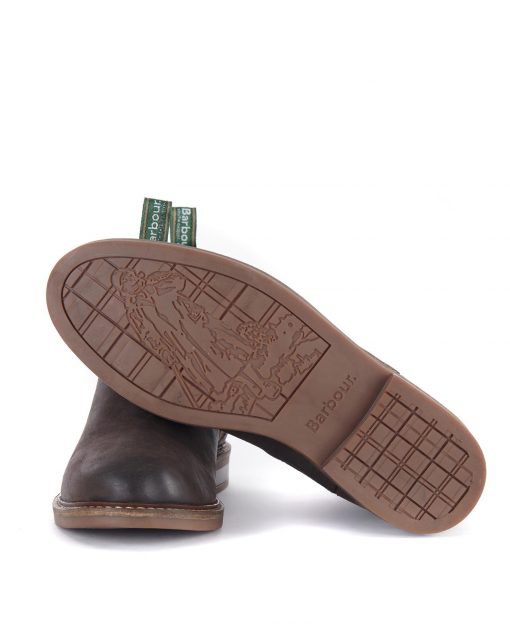 barbour farsley chelsea boots dark tan