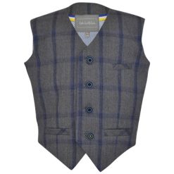 Little Lord & Lady Laurence Waistcoat - Grey Check
