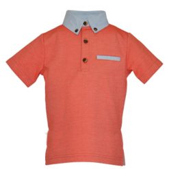 Little Lord & Lady Harlech Polo - Orange / Coral