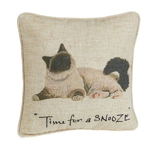 At Home In The Country Cushion - Time For A Snooze