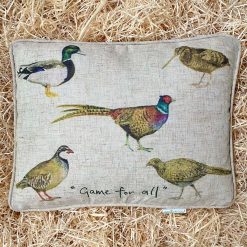 At Home In The Country Cushion - Game For All