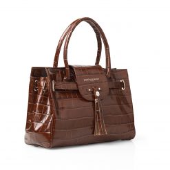 The Windsor Handbag - Conker Leather