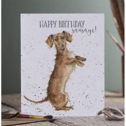 'Sausage' Birthday Card