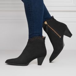 The Regina Ankle Boot  - Black