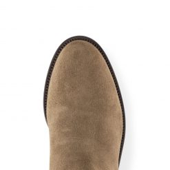 The Regina Suede Boot - Taupe