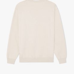 R.M.W. Script Crew Neck Jumper - Bone