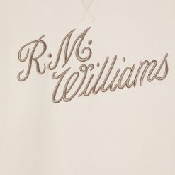 R.M.W. Script Crew Neck Jumper - Bone