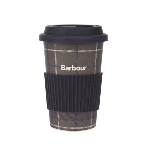 Barbour Tartan Travel Mug - Monochrome