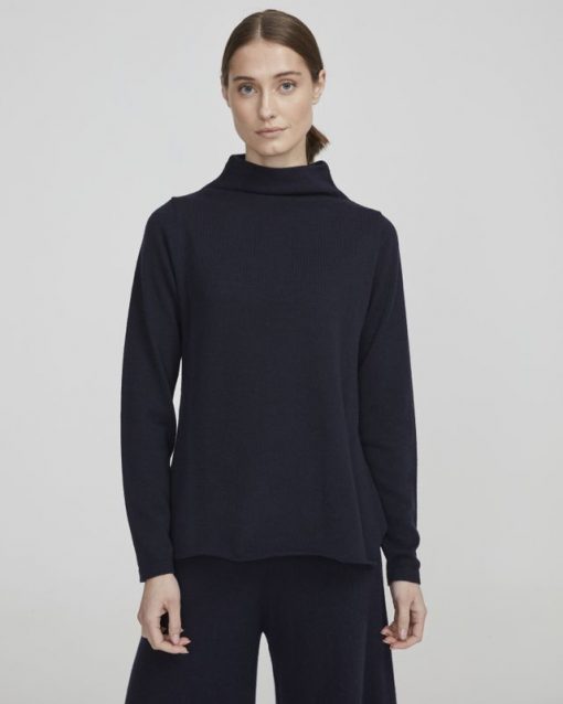 Alexandra Knitted Sweater - Dark Navy