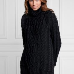 Greenwich Cable Knit - Black