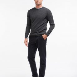 Essential Lambswool Crew Neck - Charcoal