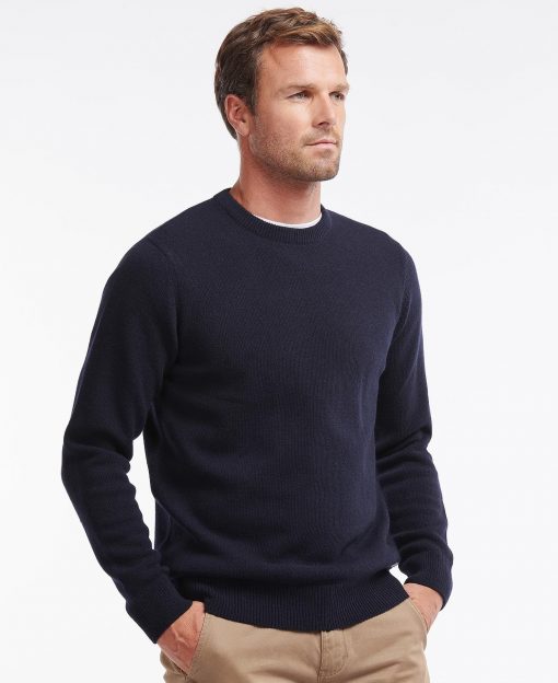 Nelson Essential Crew Neck Sweater - Navy