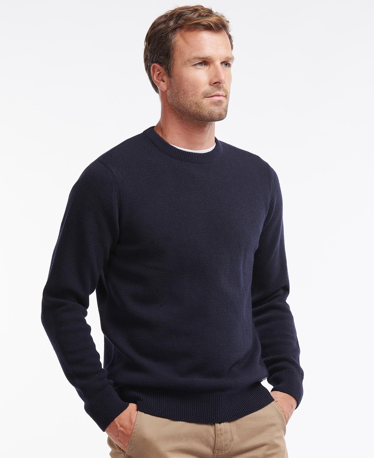 Nelson Essential Crew Neck Sweater - Navy - Ruffords Country Store