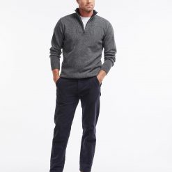 Barbour Nelson Essential Half Zip - Grey