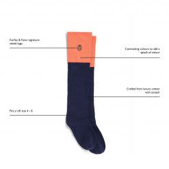 Fairfax & Favor The Signature Sock Set - Jade / Coral / Blush