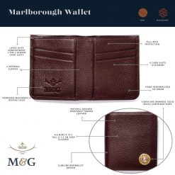 Marlborough Wallet - Natural Grained Mahogany
