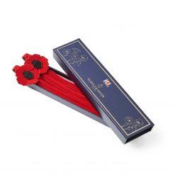 Remembrance Day 2021 Poppy Boot Tassels - Red
