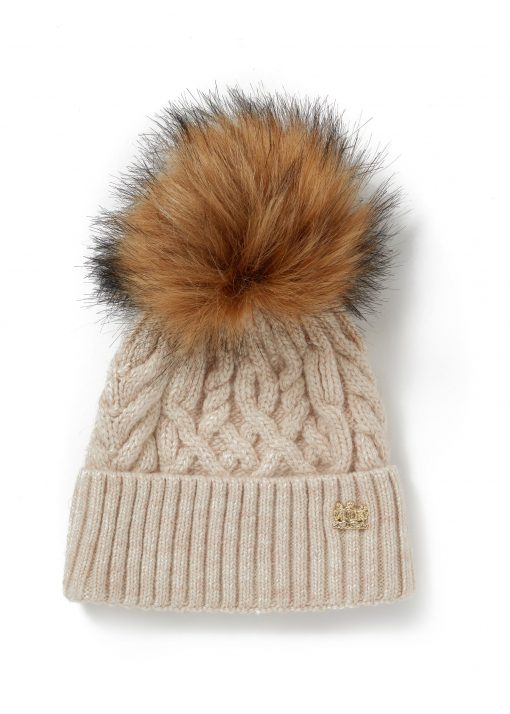 Windsor Bobble Hat - Oatmeal Marl