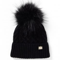 Windsor Bobble Hat - Black