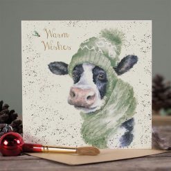 'Moo-rry Christmas' Christmas Card