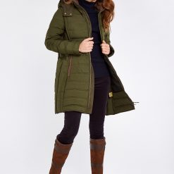 Ballybrophy Quilted Jacket - Olive