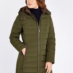 Ballybrophy Quilted Jacket - Olive