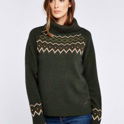 Riverstown Fair Isle Sweater - Olive