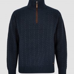 Portnahinch Knitted Sweater - Navy