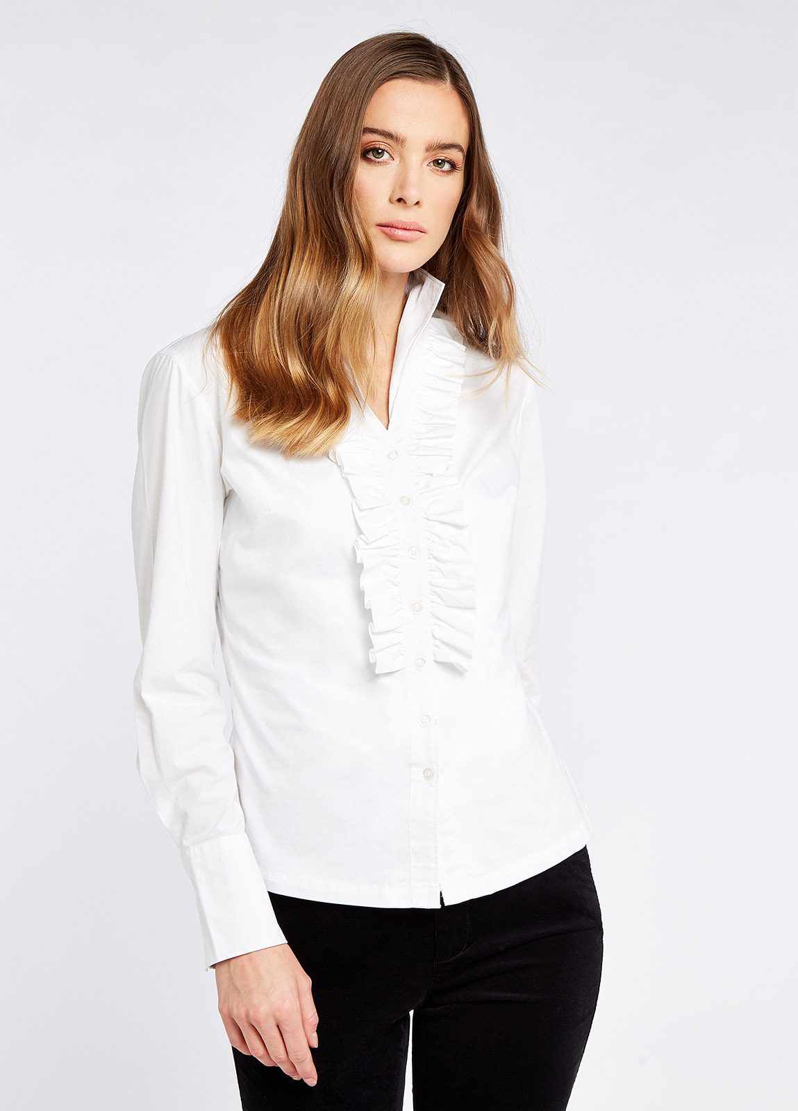 Hydrangea Shirt - White - Rufford's Country Lifestyle