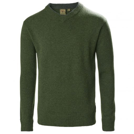 Country V-Neck Knit - Deep Green