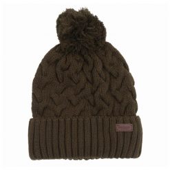 Gainford Cable Beanie - Olive