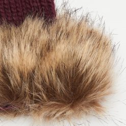 Penshaw Knitted Gloves - Bordeaux