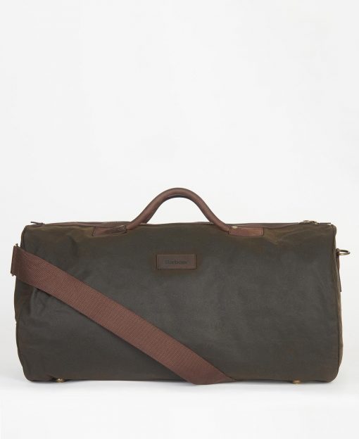 Wax Holdall - Olive