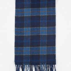 Tartan Lambswool Scarf - Midnight