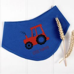 Henry The Little Red Tractor Blue Bib