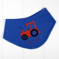 Henry The Little Red Tractor Blue Bib