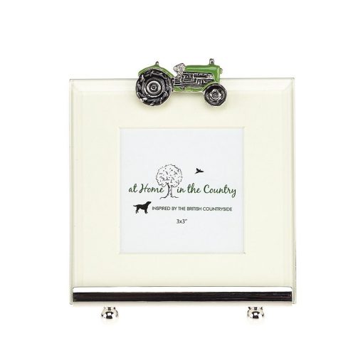 At Home In The Country Photo Frame - Green Tractor
